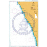 British Admiralty Nautical Chart 1509: Coondapoor to Vengurla